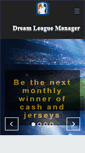 Mobile Screenshot of dreamleaguemanager.com